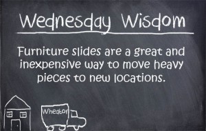 #WednesdayWisdom will have moving tips and tricks every Wednesday