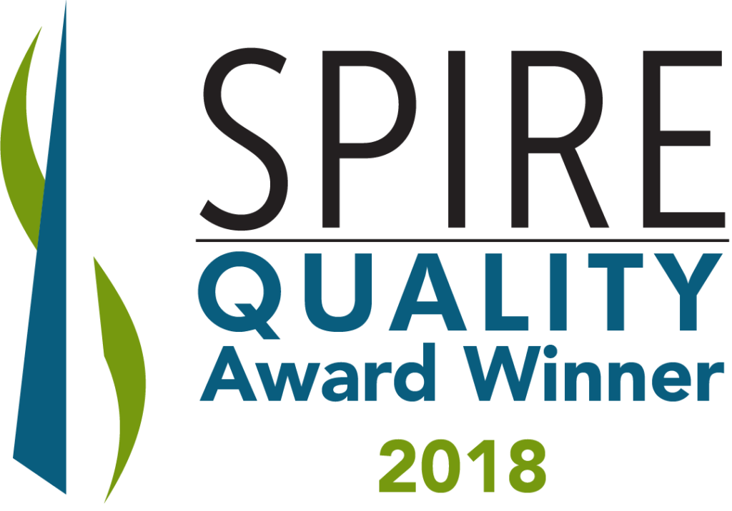 spire quality award winner 2018
