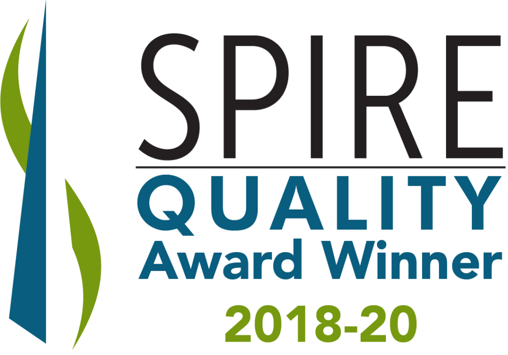 spire quality award winner 2018-2020