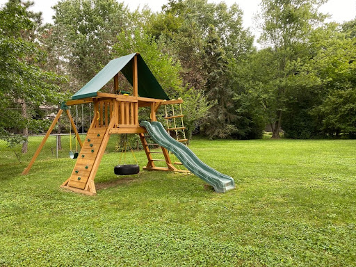 Backyard playset.