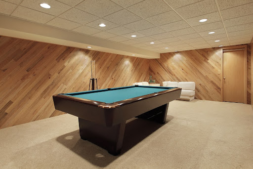 Pool table.