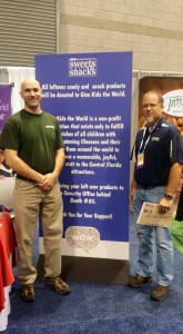 Dan Boerman and Jason Fontaine at the Sweet Treat Confectioners Trade Show