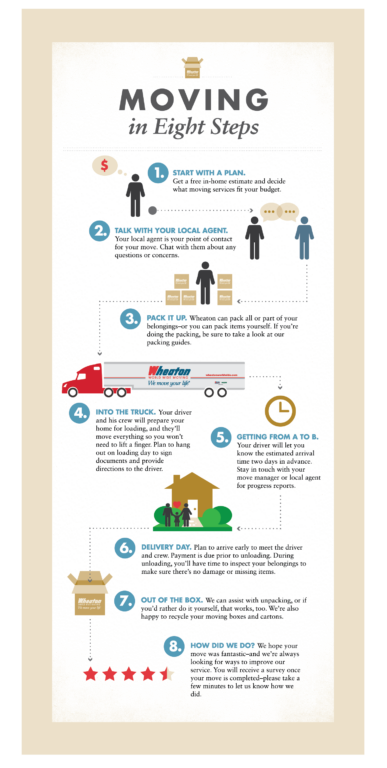 what to expect when moving infographic