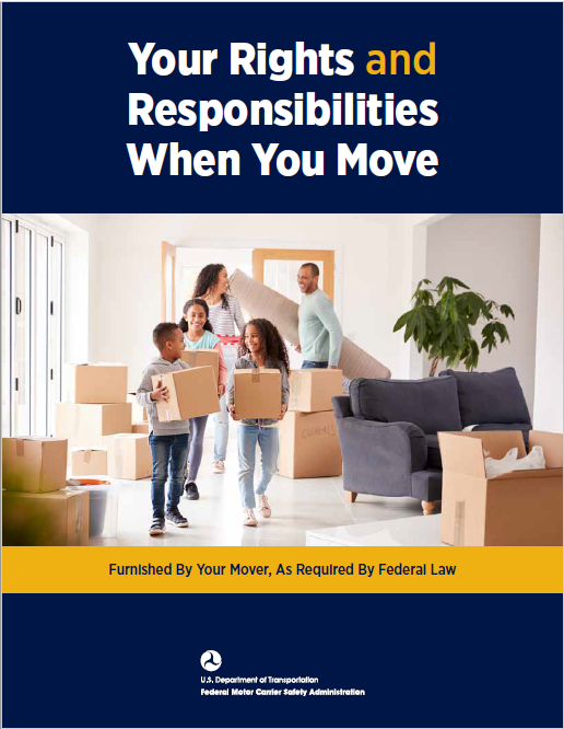 FMCSA Your Rights & Responsibilities When You Move - updated edition, 2022